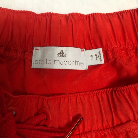Adidas by Stella McCartney ultralight red running shorts reflective stripe S - Picture 4 of 8